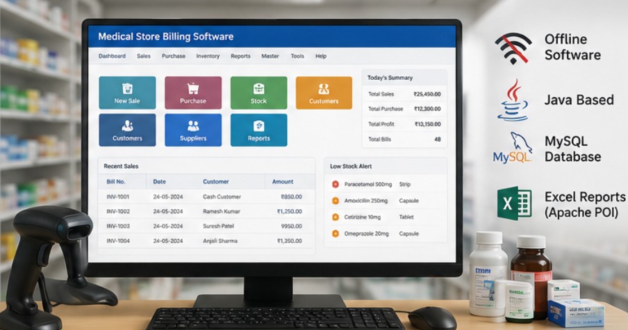 Medical Store Billing Software